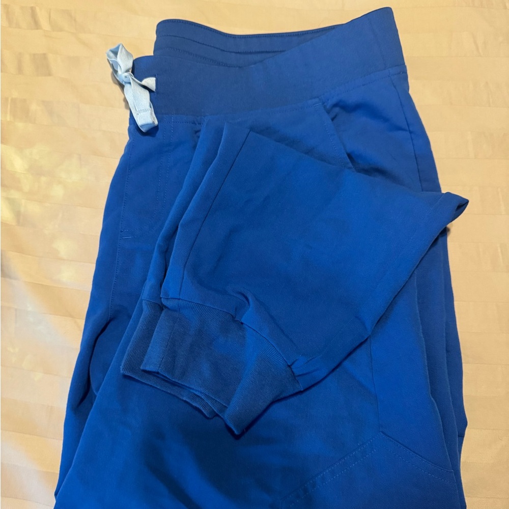 FIGS blue Zamora jogger scrubs